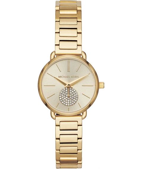 michael kors mk3838|Michael Kors MK3838 Portia Gold Tone Stainless Steel 28mm .